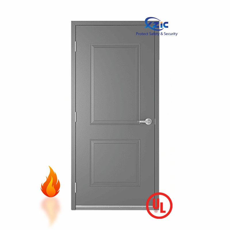 Steel Fire Door With Panel Design